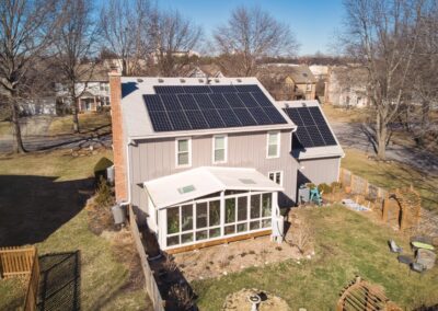 11.9 kW Residential Solar Installation in Lenexa, Kansas